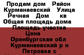 Продам дом › Район ­ Курманаевский › Улица ­ Речная › Дом ­ 2 кв 1 › Общая площадь дома ­ 44 › Площадь участка ­ 1 900 › Цена ­ 900 000 - Оренбургская обл., Курманаевский р-н, Петровка с. Недвижимость » Дома, коттеджи, дачи продажа   